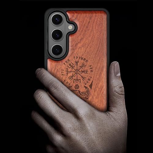 Coque Samsung S26 Plus en Bois Naturel Gravé avec Précision