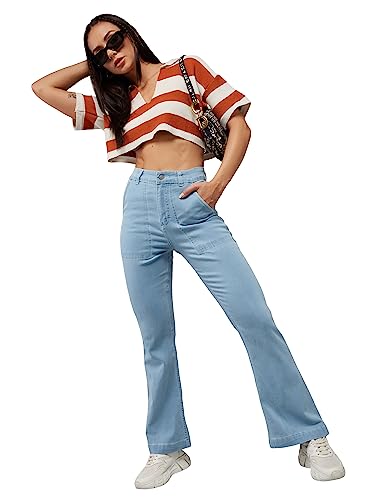 Jean bootcut denim stretch Dolce Crudo idéal pour un look élégant de bureau