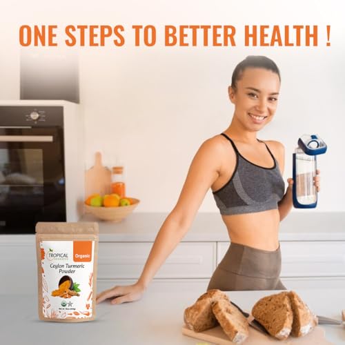 Tropical Goodness Organic Ground Turmeric 16 oz (1 lb), USDA & Kosher Certified, Rich in Curcumin, Authentic Tropical flavour, Ground,Non-GMO, Gluten-Free - Image 5