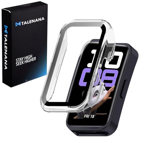 TALENANA HUAWEI BAND 10/9/8 �P�[�X �t���t�B���� ��̌^ PC�f�� �ϏՌ� �S�ʕی� �����^ �����ȒP �����ߗ� �w��h�~ ���h�~ HUAWEI BAND 10/9/8 �A�N�Z�T���[ (�N���A)