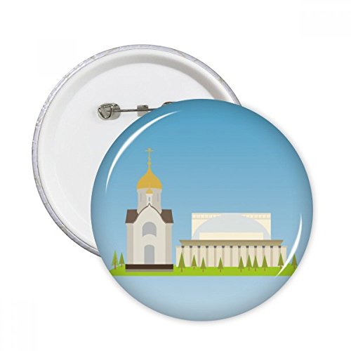 Pins Novosibirsk Russie symbole national multicolore pour personnaliser un sac
