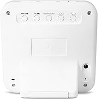 Vista 7 de HANNLOMAX Radio despertador HX-152CR, radio PLL AM/FM, reloj digital con alarma doble, luz nocturna. (gris)