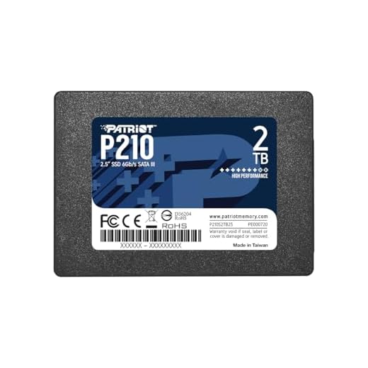 Patriot P210 SATA 3 2TB SSD 2.5 Inch Internal Solid State Drive - P210S2TB25