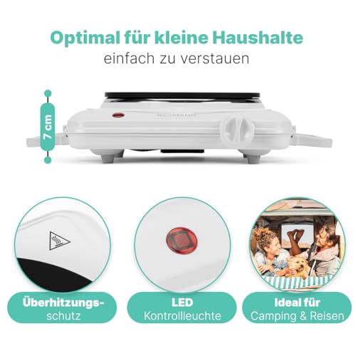 Bomann Ekp 5027 Cb Fornello Elettrico Da Tavolo Bianco - 7