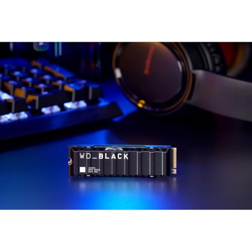 Image of Western Digital WD Black SN850X with Heatsink NVMe 2TB, Upto 7300MB /s R, 6600MB /s W, 5Y Warranty, PCIe Gen 4 NVMe M.2 (2280), Gaming Storage, Internal Solid State Drive (SSD) (WDS200T2XHE)