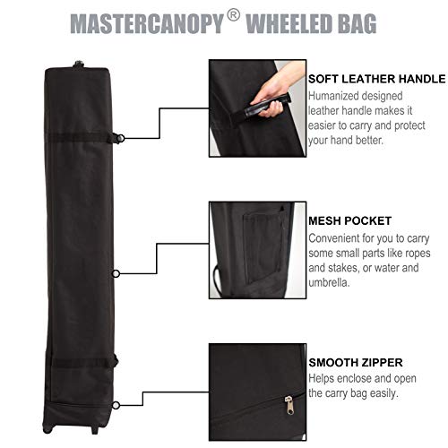 MasterCanopy MC SH 12X12 Slant Leg Canopy Black