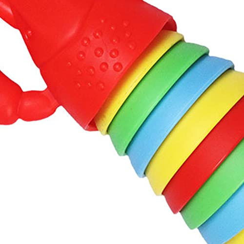 Image of Lobster Sensory Decompression Toy, 3D Printed Lobster Fingertip Toy Cute Colorful Portable for Office Play (Red Head)