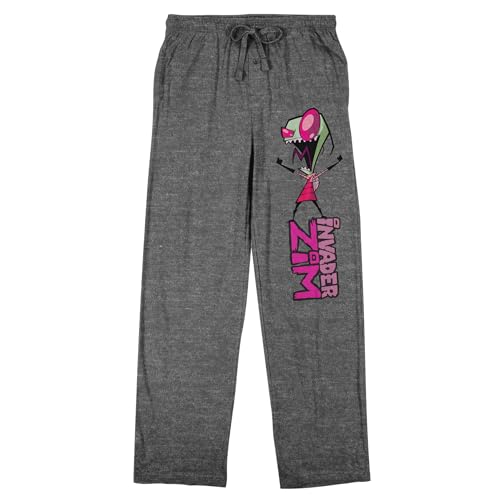 Invader Zim Men's Heather Gray Sleep Pants