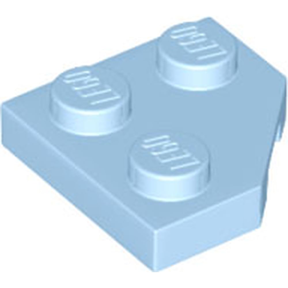 LEGO Wedge, Plate 2 x 2 Cut Corner, Part 26601, Part 26601, Choose Your Colour (Bright Light Blue, 50, Bricks) โ image 1