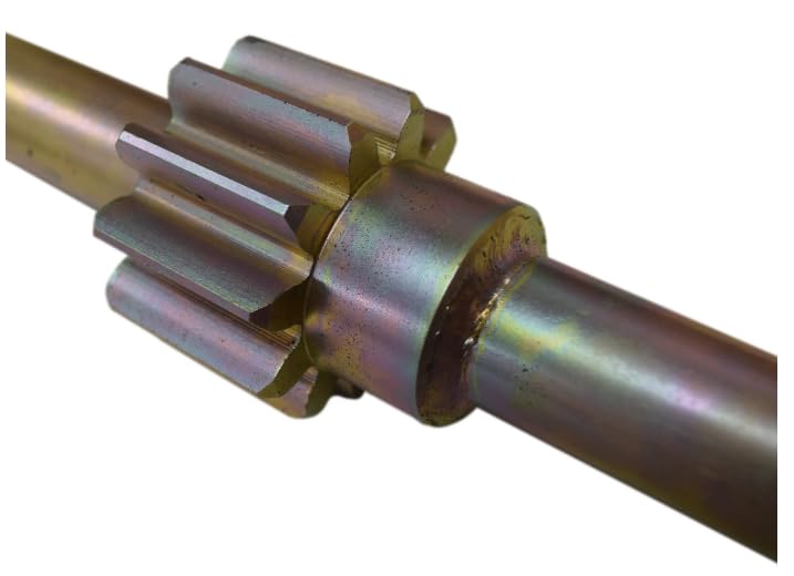 SpinCo Timpte Trailer Shaft with Gears for Timpte 96 inch Low Torque Hopper Door (Pre-1994 & 1994+ AG); SPN-47138S; (Please Look Closely to The Measurements Before Ordering); 29.75 x 22.25 x 1 inches