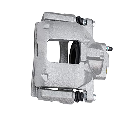 Image of Detroit Axle - Front Brake Kit for 08-12 Dodge Grand Caravan | Chrysler Town & Country 09-11 Routan, Disc Brake Calipers Ceramic Brake Pads 2009 2010 2011 Replacement