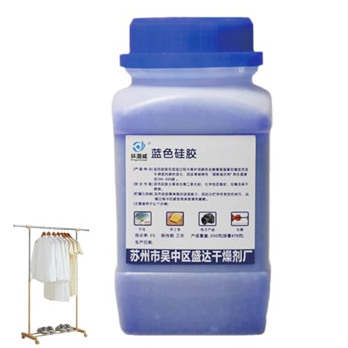 Absorbedores de humedad de gel de sílice,Deshumidificador desecante de gel de sílice | Absorbedor de humedad reutilizable,Secado de perlas de, perlas indicadoras azules, deshumidificador