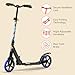 Campior Kick Scooter for Ages 6+, for Kids, Teens, and Adults, Max Load 240 LBS, Foldable, 8-inch Big Wheels for Kids and Adults, with Kickstand, 3 Adjustable Levels, Child Safety Approved, Graffiti