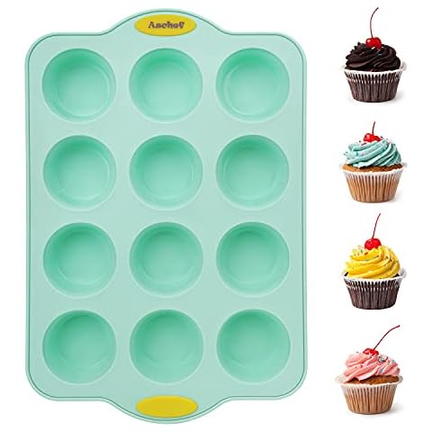 Aschef Muffinform aus Silikon für 12 Muffins Cover