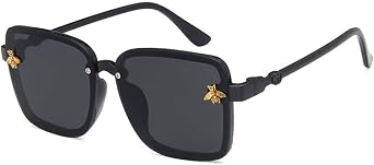 Shiratori Unisex Sunglasses Fashion Yellow Drive Holiday Square Non-Polarized UV400
