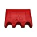Q-Claw QCLAW Portable Pool/Billiards Cue Stick Holder/Rack - 3 Place - Red