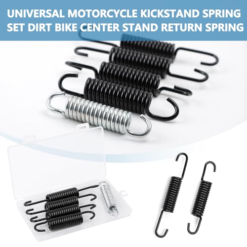 Image of 5Pcs Motorcycle Center Stand Spring in Heavy Spring Steel Material,Overall Length 75mm 90mm 100mm 110mm 120mm