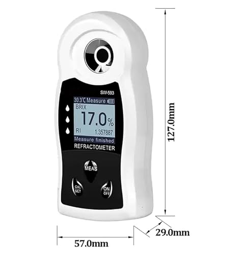 Réfractomètre numérique pour éviter les erreurs de fermentation de la bière et boisson - 8
