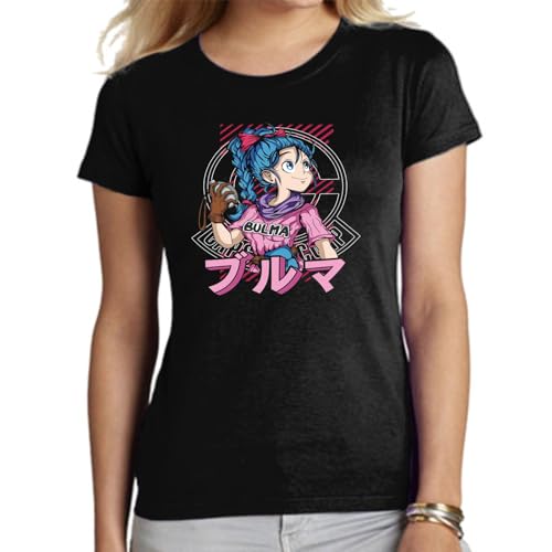 the Fan Tee Camiseta de Adulto de Mujer Dibujos Animados Dragon Bola Ball Anime Manga 734 XXL