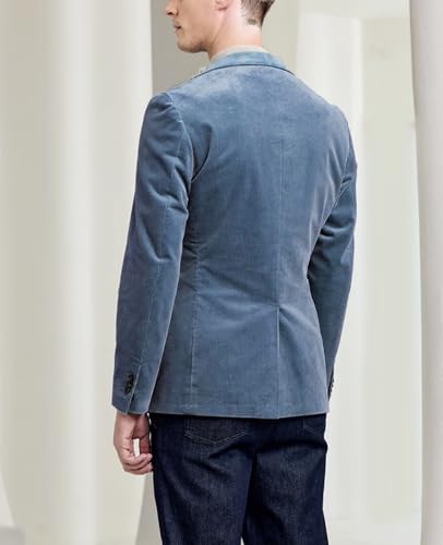 Retro Corduroy Sport Jacket Men Slim Fit Two Button Casual Sports Coat4