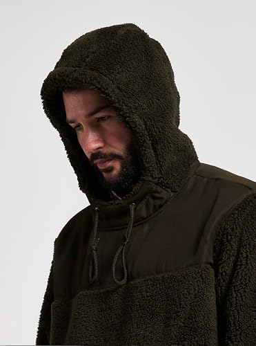 Sweat capuche polaire Sherpa Jack Pyke Gen 2 anti-froid couleur Camel - 5