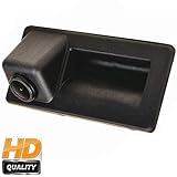 ► Cámara trasera de aparcamiento Super HD para VW Teramont C-TREK Touran L Tiguan L Skoda Superb Octavia Audi A4L 2017-2019, es una cámara específica para vehículo diseñada para reemplazar el pomo del portón original. Este es un repuesto directo para el tirador de la puerta trasera. Todo esto tendrá un ángulo de visión de 170° para su coche sin la necesidad de añadir más agujeros al vehículo.