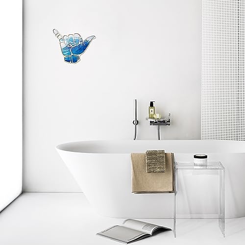 image for Fcimu Shaka Wooden Wall Sign Hang Loose Sign Hawaii Aloha Surfer Hand 