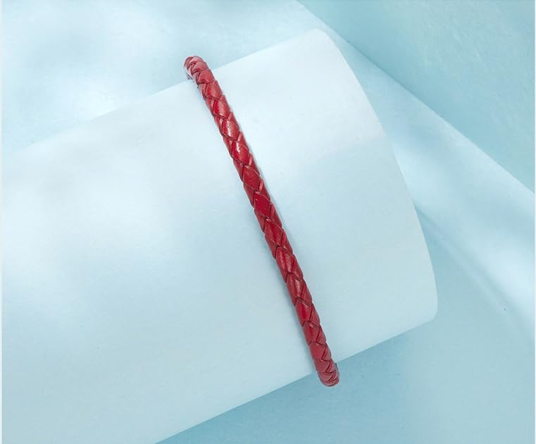 Generisch Damenarmband Aus 925Er Sterlingsilber Mit Perlen Und Lederbesatz, Verziert Mit Glückverheißenden Wolkenmotiven, Inklusive Geschenkbox. Ein Amulett Für Glück Und Wohlstand Perfekt Für