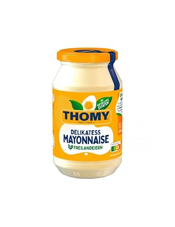 Mayonnaise in Glass Jar by Thomy, 250 ml, Imported from Germany