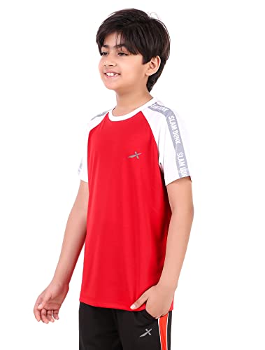 Image of Vector X OKT-227 Kid's 100% Polyester Printed Round Neck T-Shirt, Short Sleeves, Casual Wear for Boys Clothing, Short Sleeves, Casual Wear for Boys Clothing