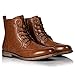 Metrocharm MC309 Men's Lace Up Wing Tip Dress Casual Fashion Oxford Boot (12, Tan)