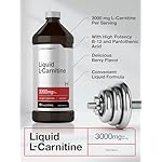 Horbäach L-Carnitine Liquid 16 oz | 3000 mg | Berry Flavor | Vegetarian Formula | Non-GMO, Gluten Free Supplement - Image 4