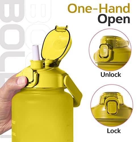 Boldfit 2.2 Litre Gym Water Bottle ArmyGreen - Image 7