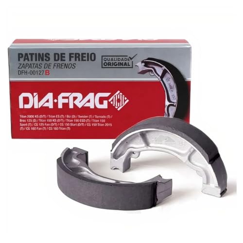 Patim Lona de Freio Diafrag (+0,50) Honda Titan Fan 125 150 160; Biz 100 110i 125; Bros Nxr 125 150