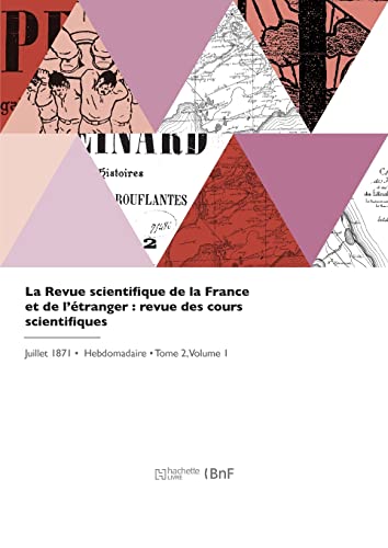 La revue scientifique de la France et de l'étranger (French Edition)