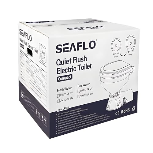 Seaflo 12V Quiet Flush Electric Toilet-Freshwater thumb #4