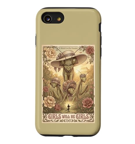 Girls Will Be Girls Prayer Mantis �f��|�X�^�[ �X�}�z�P�[�X iPhone SE (2020) / 7 / 8 �p