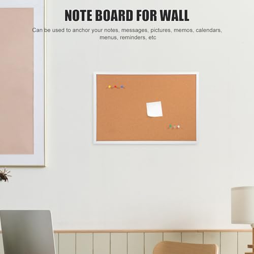 Tableau liège cadre en bois 35x50 cm support mémos mural - 5