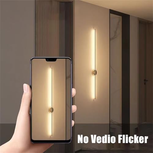 Aplique de pared LED sin cables para interior con batería recargable USB regulable 3