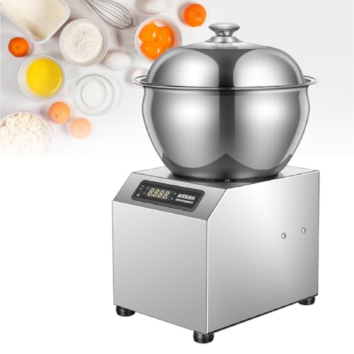 Electric Dough Mixer, 1800W Commercial Food Mixer Dual Rotating Dough Kneading Machine, Baking Equipment for Restaurant Pizzeria,8Kg-220V