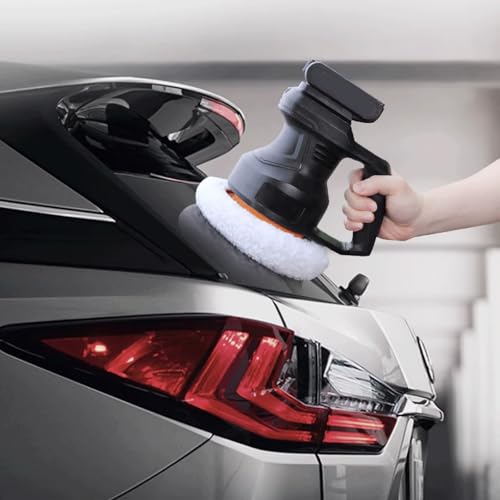 3er Set Lammwoll-Polierhauben, Polierhauben-Set für Einhell Akku-Autopoliermaschinen CE-CB 18/254 Li, CC-PO 90, für 220mm-250mm für Autolackpflege, Metallpolitur & Holzveredelung Wiederverwendbar