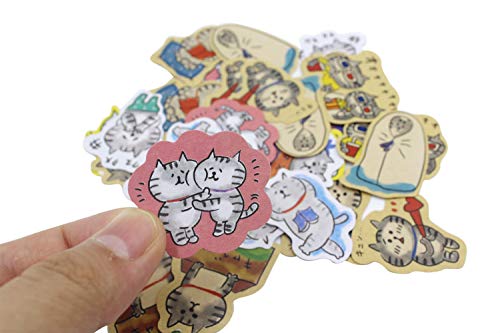 Aimeio Super Cute Cartoon Animals Transparent Pvc Stickers For Diary Calendar Albums Decoration Scrapbook Planner Journal Child Diy Toy (Cat) #TOP6