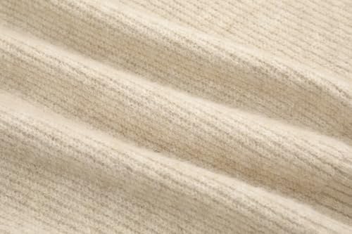 Image of Women's Knit Cardigans Open Front Long Sleeve V Neck Button Down Loose Cardigan Sweaters Cable Knit Outwear Coats