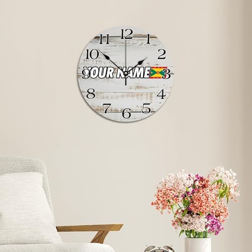 Horloge de cuisine Grenade rustique à pile pour maison - 5