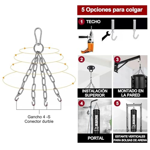 Listado y reviews de Saco boxeo ilico los 10 mejores. 5 Imagen adicional