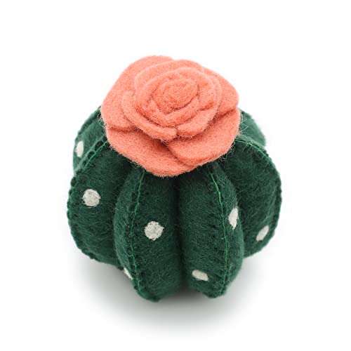 GLACIART ONE Sewing Pin Cushion Cactus | Large Size |Durable & Handmade Craft Supplies | Also for Quilting Needles, Sewing Machine Needles, Safety and T Pins