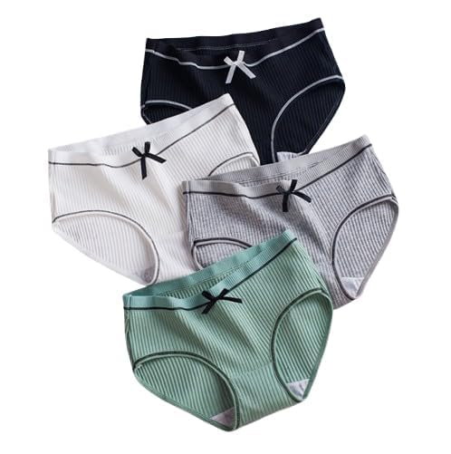 Image of LOURYN KOULYN Women Cotton Hipster Panty Combo | Soft Stretchable Breathable Underwear | Mid Waist Comfortable Ladies Briefs
