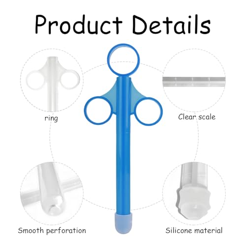JDNFKG 3 Stücke Schmiermittel Applikator, Plastische Spritze, Wiederverwendbar, Paare Vorräte.