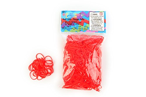 Elastques Rainbow Loom Rouge Jelly