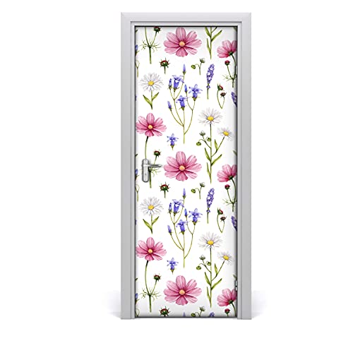 Décoration auto-adhésive Magic-Stick lavable et imperméable pour porte